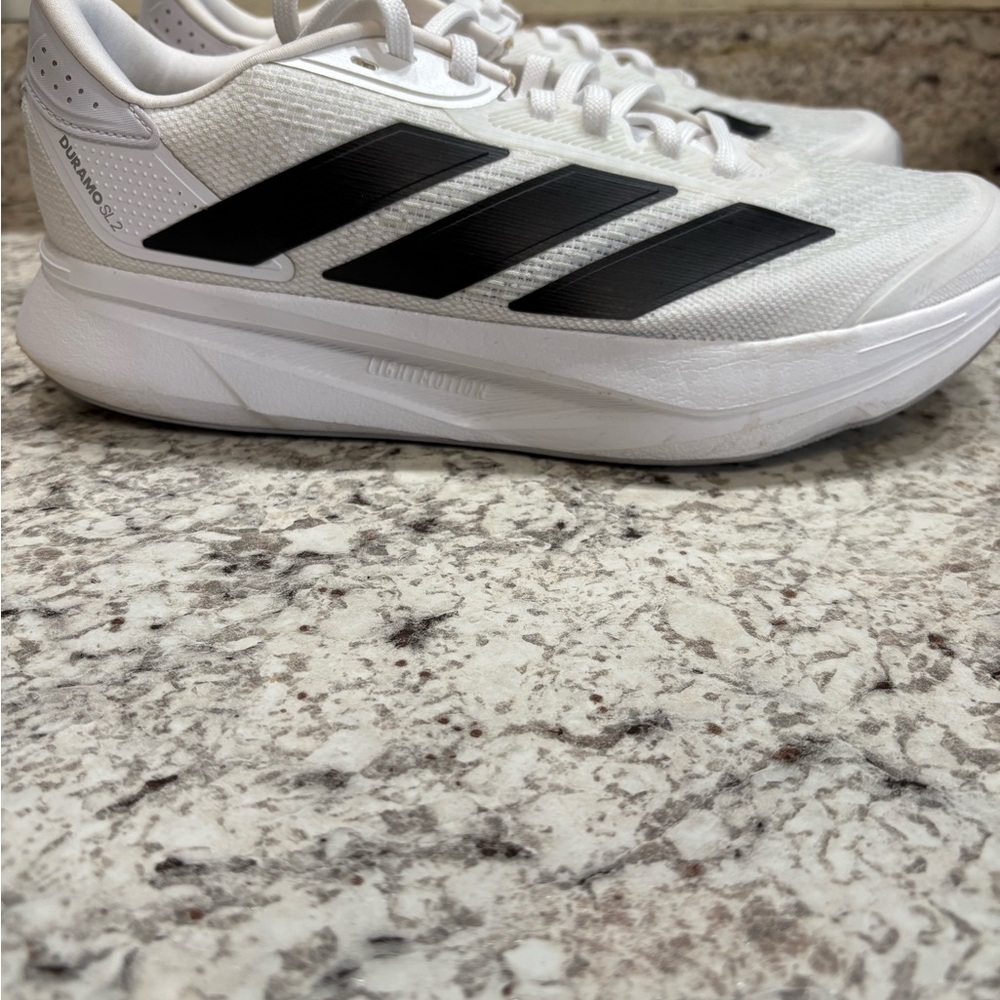 adidas White and Black Athletic Shoes